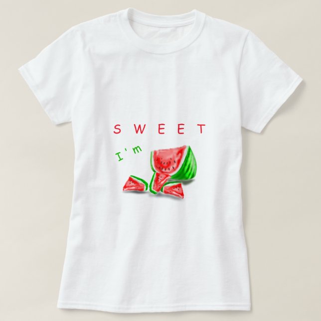 Funny Watermelon T-Shirt (Design Front)