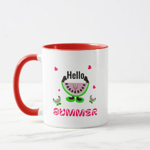 Funny watermelons mug