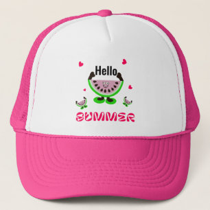 Funny watermelons trucker hat