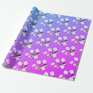 Funny We Wish You a Merry Christmas Wrapping Paper