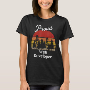 Funny Web Developer Shirts Job Title Professions