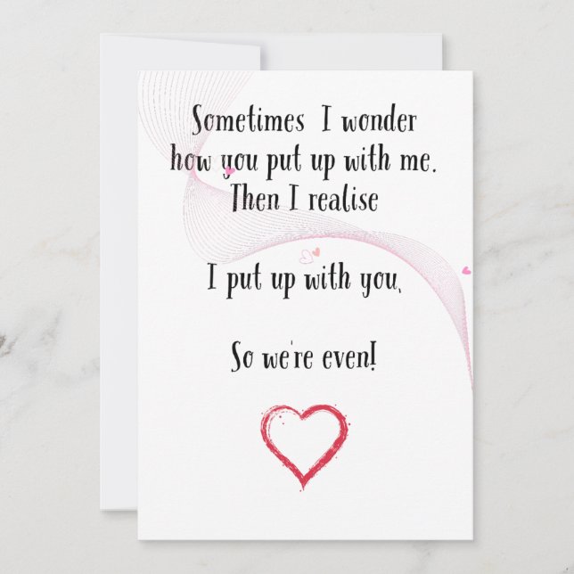 Funny Wedding Anniversary Card - Birthday Cards (Front)