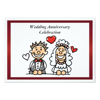  1st  Wedding  Anniversary  Invitations  Announcements  