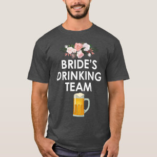 Funny Wedding Bachelor Party Grooms Drinking Team7 T-Shirt