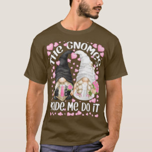 Funny Wedding Bride And Groom Motif The Gnomes Mad T-Shirt