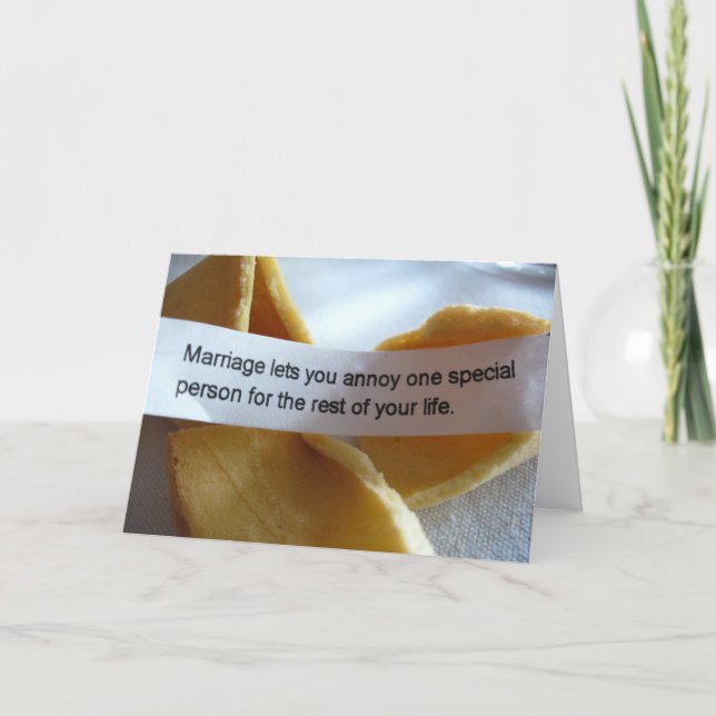 Funny Wedding Card (Front)
