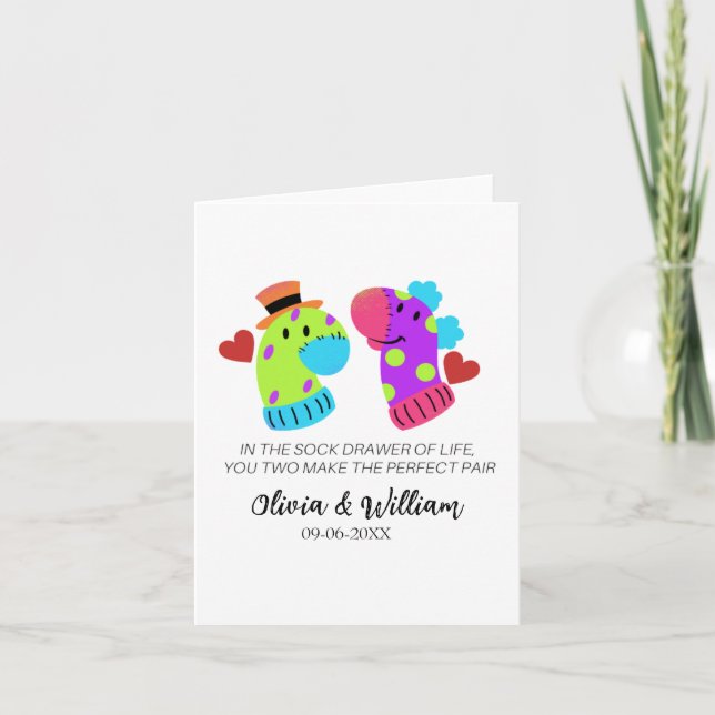 Funny Wedding Card, Couples Card, Funny Engagement Announcement (Front)