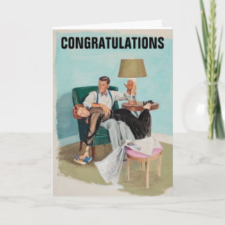 FUNNY WEDDING CONGRATULATIONS SPANKING CARDS