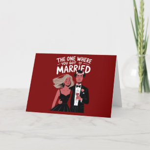 Funny Wedding Engagement Congratulations Invitation