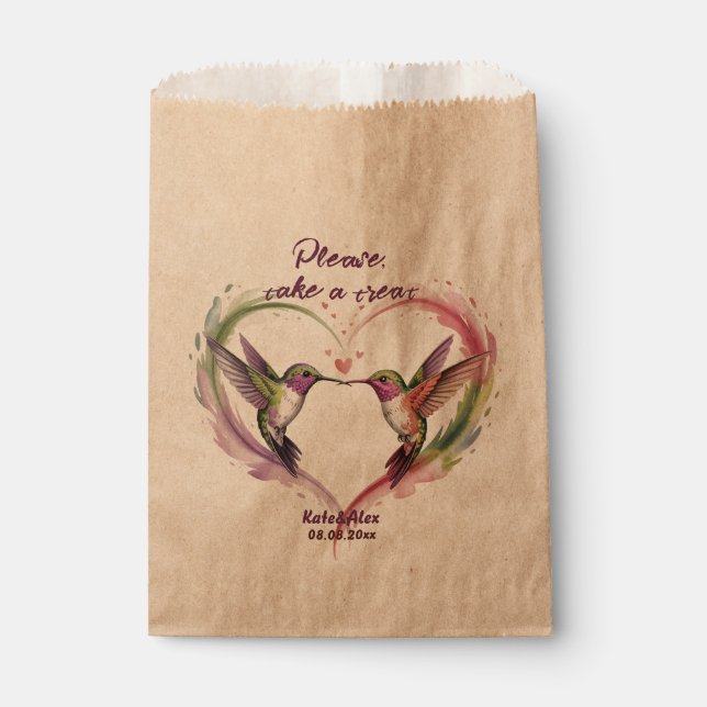 Funny Wedding Favour Bag (Front)