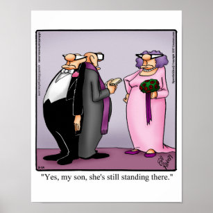 Funny Wedding Humor Poster