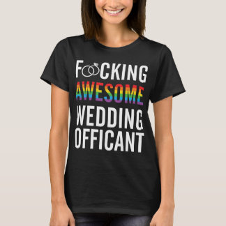 Funny-Wedding-Officiant-LGBT-Wedding T-Shirt