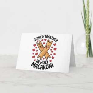 Funny Wedding Pasta Engagement Joined Together Invitation