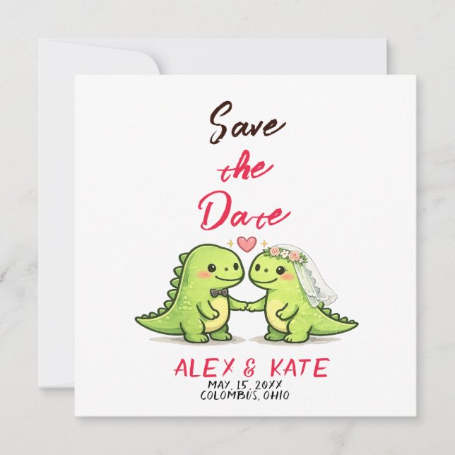 Funny Wedding Save the Date  Invitation (Front)