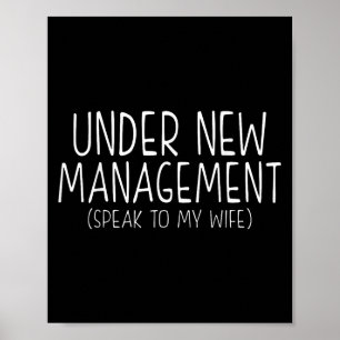 Funny Wedding Saying New Husband Humor Quote, Newl Poster