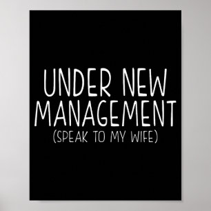 Funny Wedding Saying New Husband Humor Quote, Newl Poster