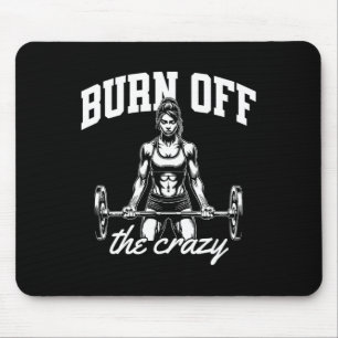 Funny Weightlifting Bodybuilding Power Lifting Say Mouse Pad