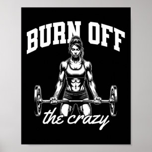 Funny Weightlifting Bodybuilding Power Lifting Say Poster