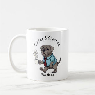 Funny Weimaraner Dog Business Suit Coffee  Mug