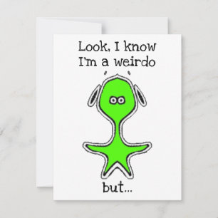 Funny Weird Valentine’s Day Card Odd Little Fella
