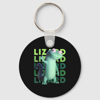 Funny Weirdcore Animal Women Men Lizard Lizard Liz Keychain