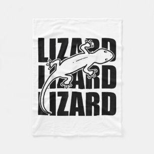 Funny Weirdcore Lizard Lizard Lizard Meme Animal W Fleece Blanket