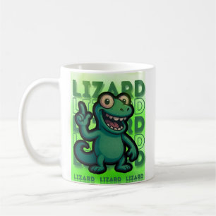 Funny Weirdcore Lizard Lizard Lizard Meme  Coffee Mug
