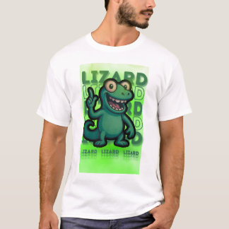 Funny Weirdcore Lizard Lizard Lizard Meme T-Shirt 