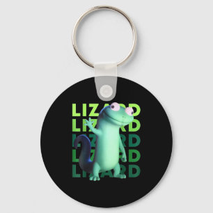 Funny Weirore Lizard Meme _ 3d Surreal Animal Keychain