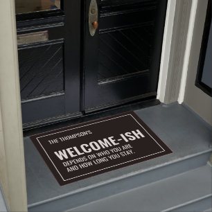 Funny Welcome Door Mat