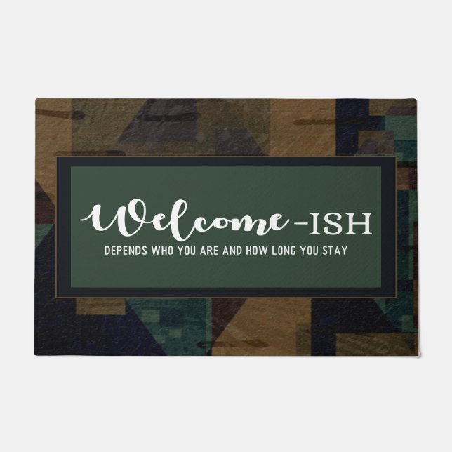 Funny Welcome Doormat (Front)