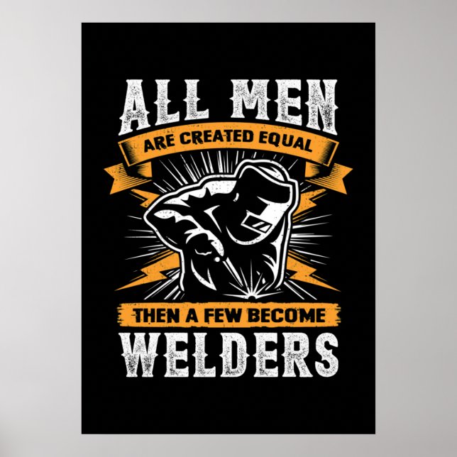Funny Welder Poster (Front)