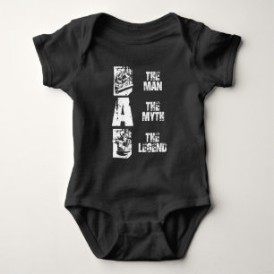 Funny Welding Dad Man Myth Legend Father Welder Baby Bodysuit