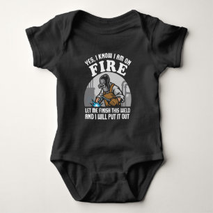 Funny Welding Quote for Welder Baby Bodysuit