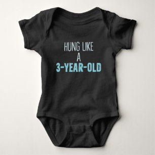 Funny “Well-Hung” Infant Boy Baby Bodysuit