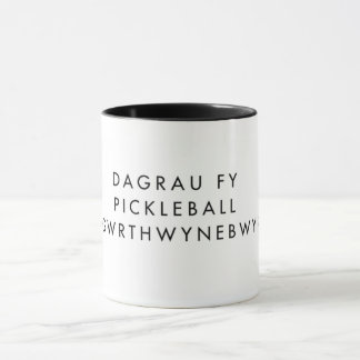 Funny Welsh Pickleball Mug for Players 