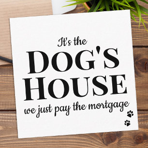 Funny We've Moved Dog Moving Announcement Card