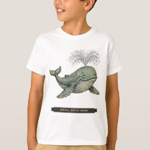 Funny Whale for Kids T-Shirt