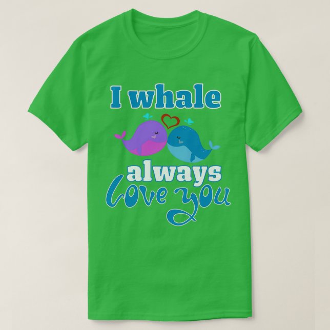 Funny Whale Pun 1 T-Shirt (Design Front)