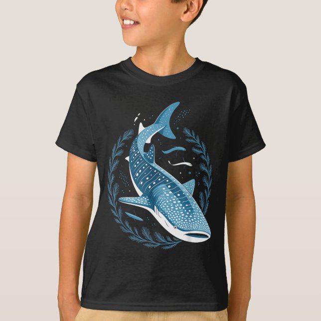 Funny Whale Shark T-Shirt (Front)