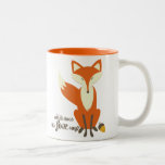 Funny What Does The Fox Say Illustration Mug<br><div class="desc">Funny What Does The Fox Say Illustration Mug</div>