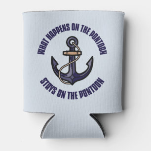 Funny What Happens on the Pontoon Vacation Trip Can Cooler