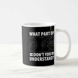 Funny What Part Of Basketball Don't You Understand Coffee Mug