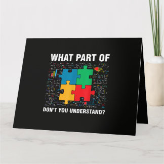 Funny What Part Of Don't You Understand Jigsaw Puz Card
