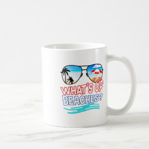 Funny Whats Up Beaches Family Vacation Matching  Coffee Mug