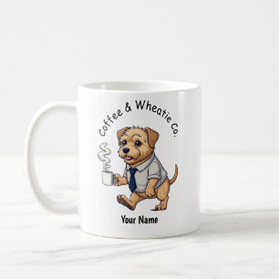 Funny Wheaten Terrier Business Suit Coffee Mug