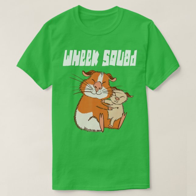 Funny Wheek Squad-Guinea Pig  T-Shirt (Design Front)
