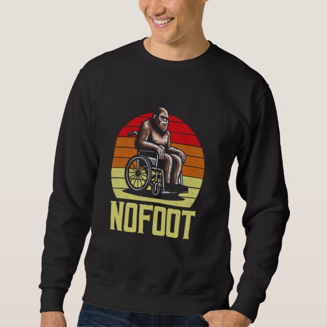 Funny Wheelchair driver Sweatshirt (Front)
