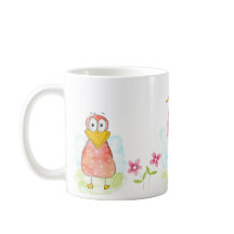 Funny Whimsical Birds Coffee Mug