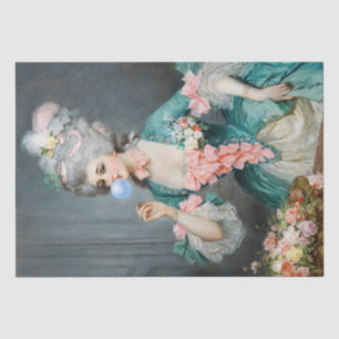 Funny Whimsical Marie Antoinette French Decoupage  Tissue Paper